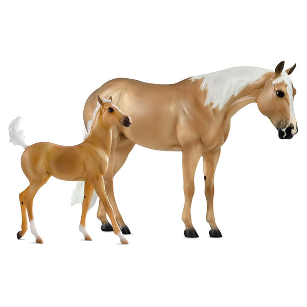 Breyer Traditional Ebony Shines and Charlize